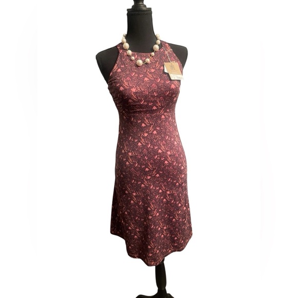 Patagonia Magnolia Spring sporty, Dress Womens Extra Small Floral Print Brown - Picture 9 of 9